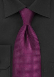 Bright Fuschia Silk Tie
