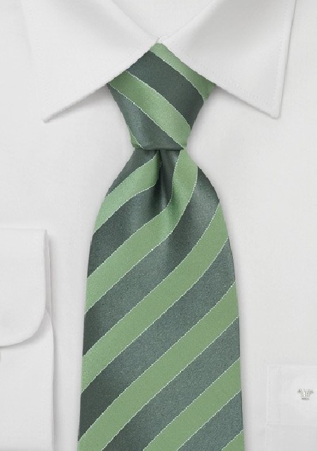 Modern Bright Green Silk Tie