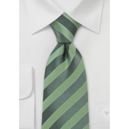 Modern Bright Green Silk Tie