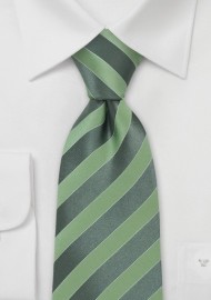 Modern Bright Green Silk Tie
