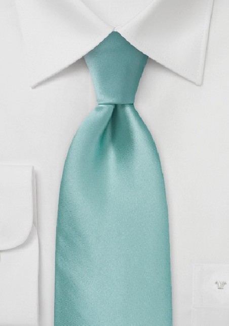 Kids Tie in Mint Green