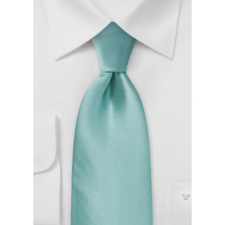 Kids Tie in Mint Green