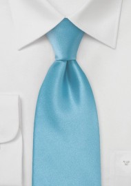 XL Malibu-Blue Silk Tie