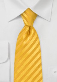 Regimental Yellow Striped Tie