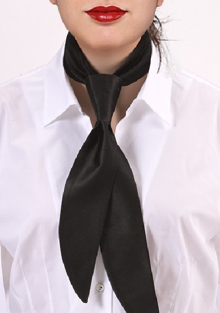 Formal Black Womens Tie