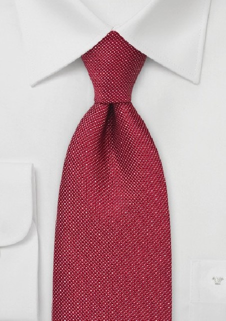 Red and White Dotted Tie