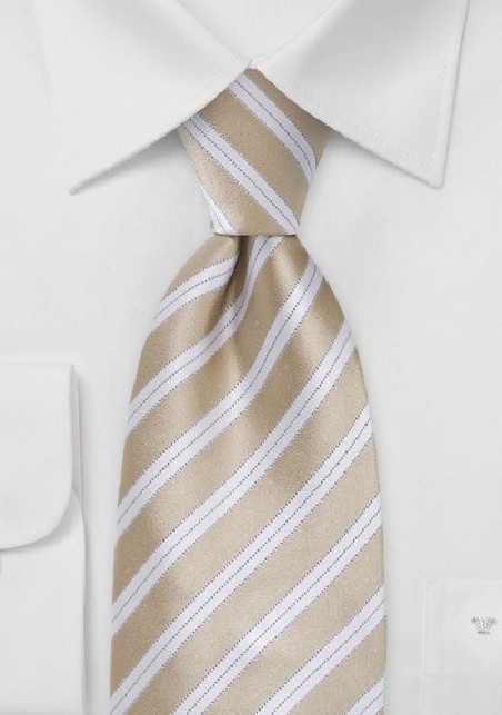 Sweet Almond Striped Tie