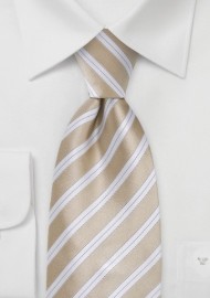 Sweet Almond Striped Tie