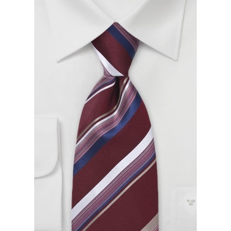 Multi-Color Striped Tie