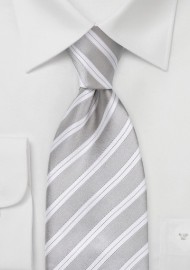 Light Silver and Ivory Tie