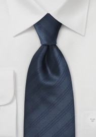 Graphite Grey and Dark Blue Tie