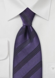 Dark Purple and Black Tie