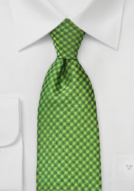 Sycamore Green Checkered Tie