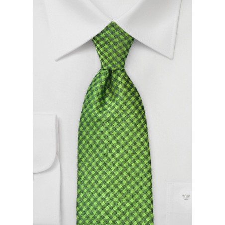 Sycamore Green Checkered Tie