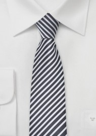 Skinny Tie in Espresso and Ivory