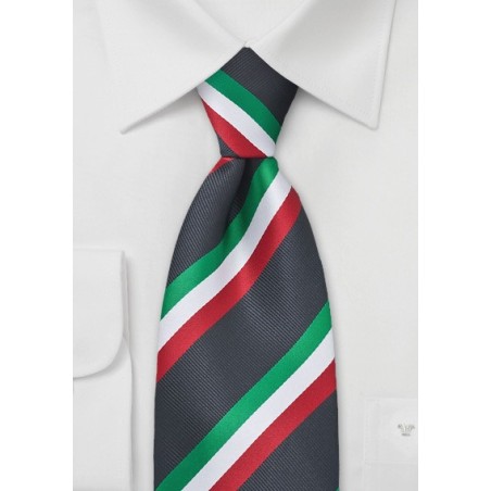 Italy Soccer Fan Tie