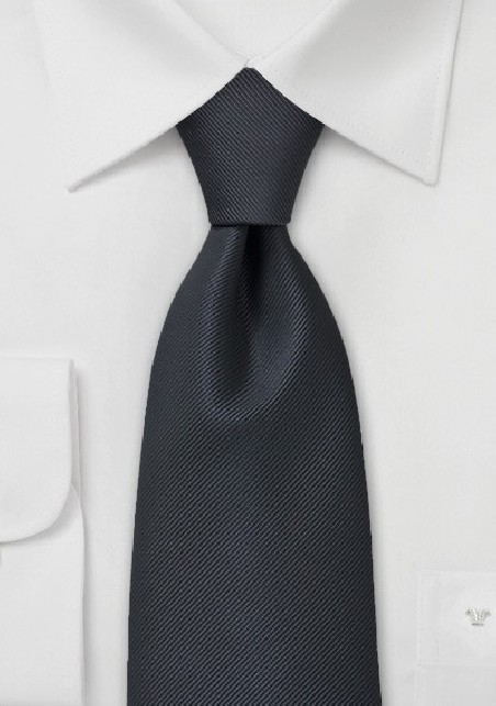 Espresso Tie with Repp Texture