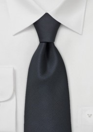 Espresso Tie with Repp Texture