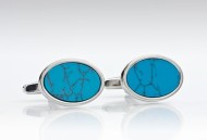 Faux Turquoise Cuffinks