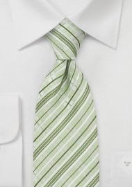 Modern Tie in Tonal Greens