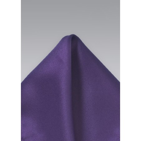 Solid Purple Pocket Square