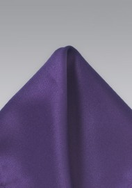 Solid Purple Pocket Square