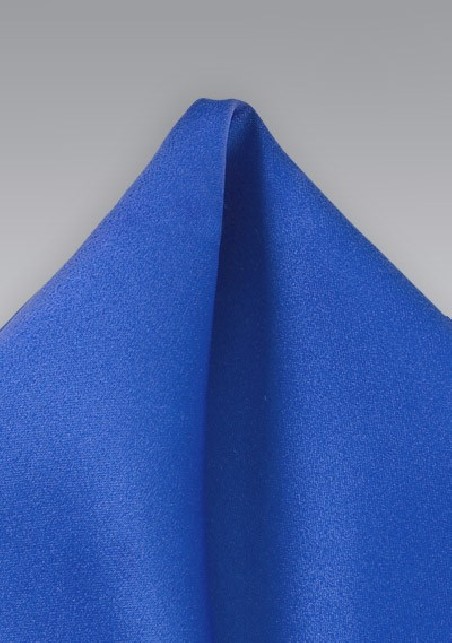 Azure Blue Pocket Square