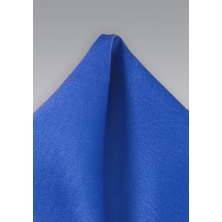Azure Blue Pocket Square