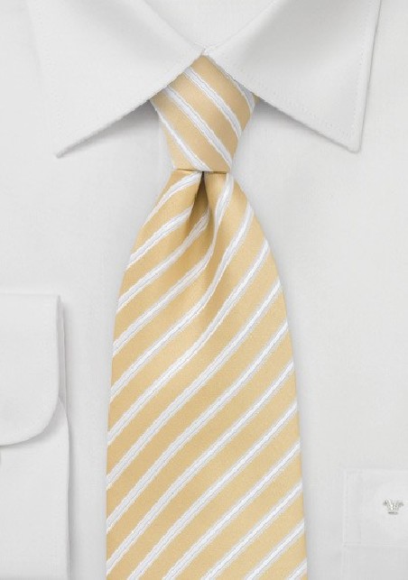 Harvest Yellow Striped Tie