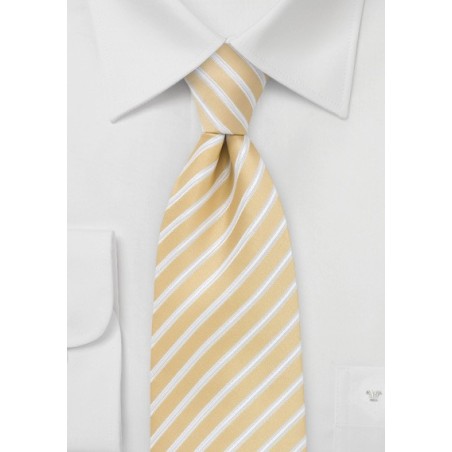 Harvest Yellow Striped Tie