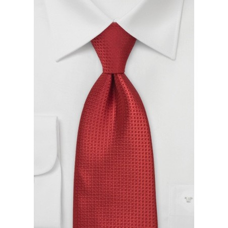 Ruby Red Mens Silk Tie