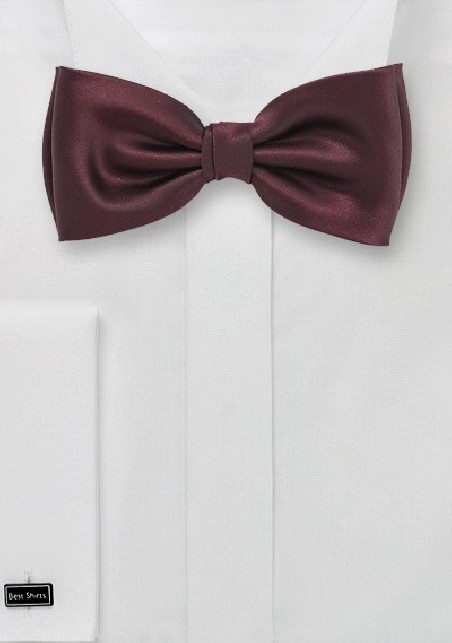 Mahogany Brown Bow Tie