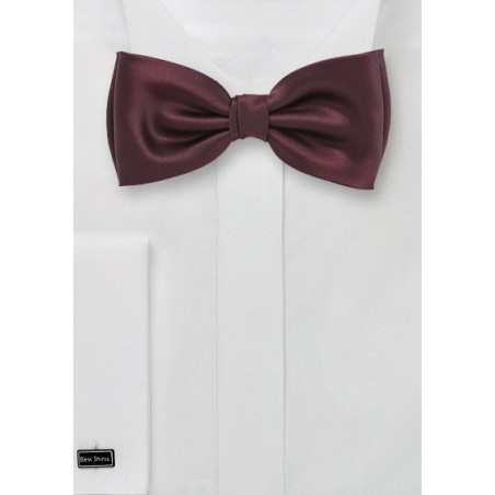 Mahogany Brown Bow Tie