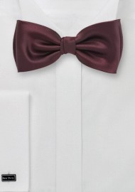 Mahogany Brown Bow Tie