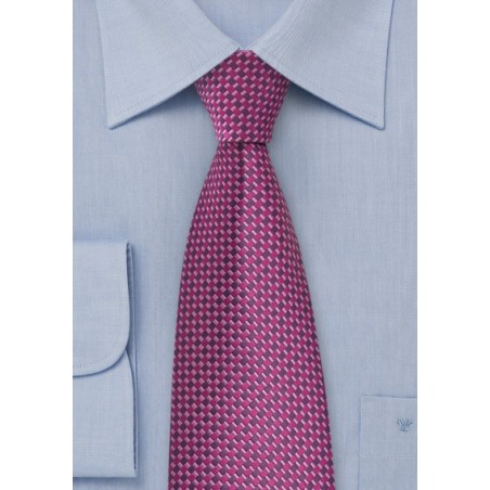 Modern Tie in Pink and Purple