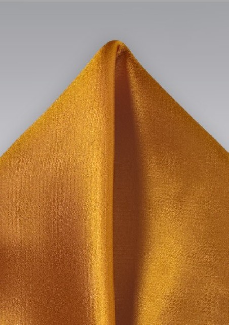 Copper Orange Pocket Square