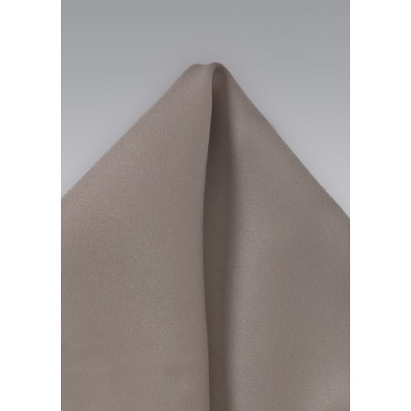 Pocket Square in Mercury Silver