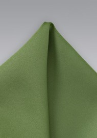 Solid Fern Green Pocket Square