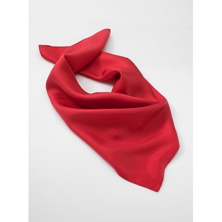Bright Red Womans Scarf