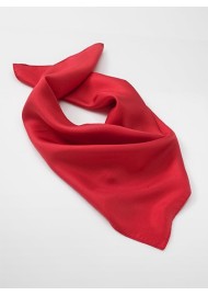 Bright Red Womans Scarf