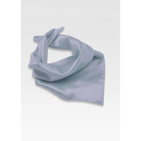 Bright Silver Neck Scarf