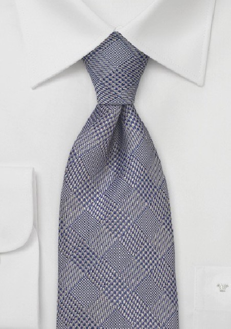 Houndstooth Checkered Tie