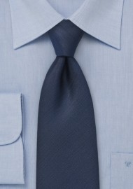 Textured Tie in Navy