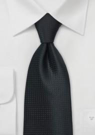 Textured Black Tie