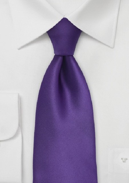 Solid Purple Tie
