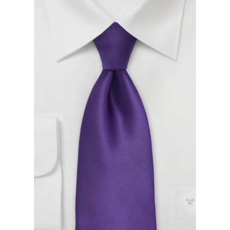 Solid Purple Tie