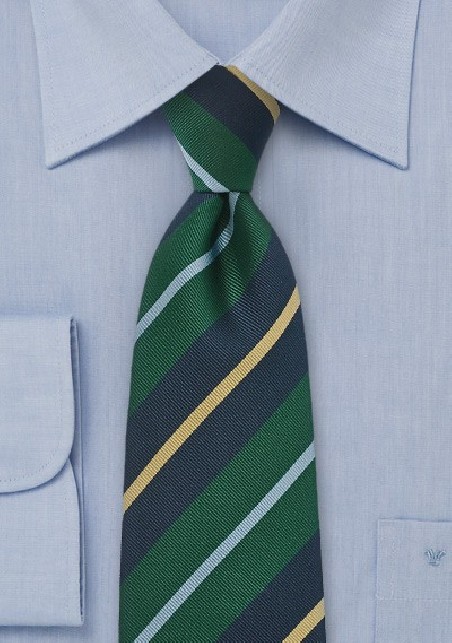 Essential Regimental Tie in Green