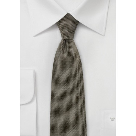 Camel Color Skinny Tie by BlackBird