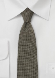Camel Color Skinny Tie by BlackBird