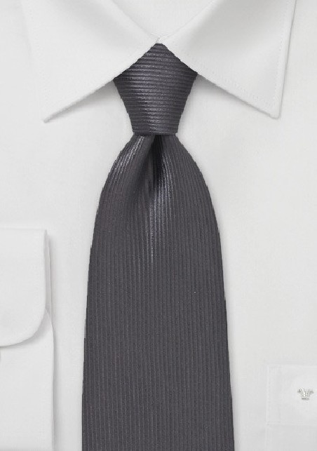 Thin Waled Tie in Espresso Brown